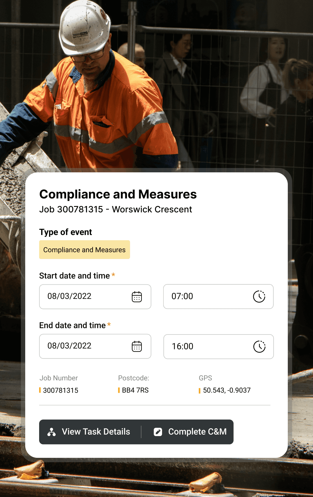 Component showing the UX and UI design detail of a SaaS platform