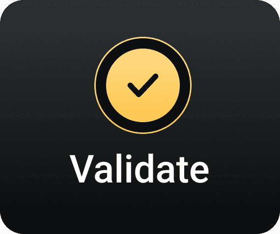 Validate button